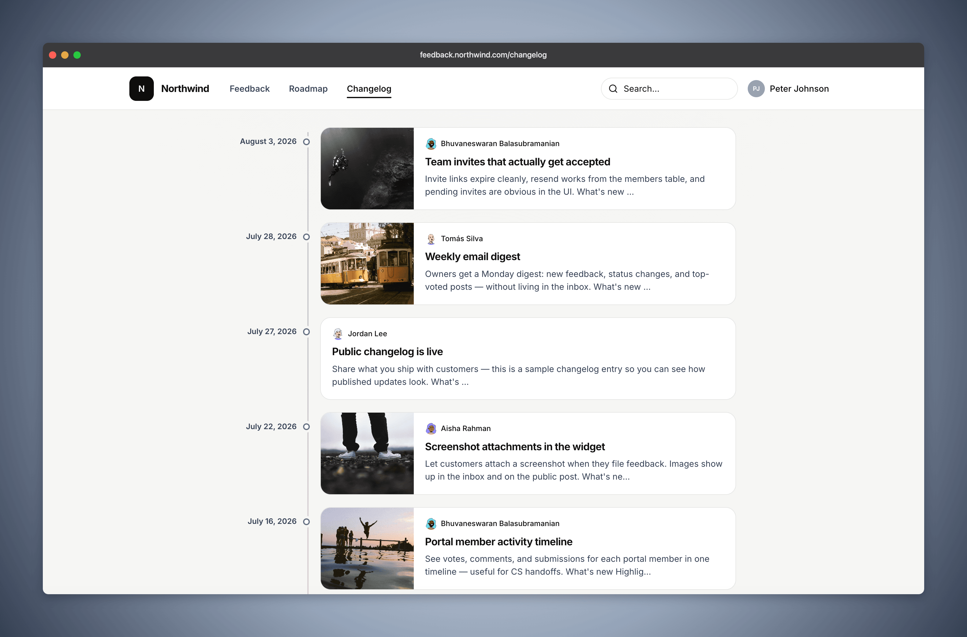 FeatureBoard public changelog